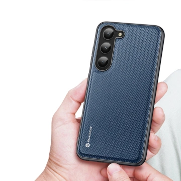 Etui ochronne Dux Ducis Fino do Samsung Galaxy S23+ pokrowiec z silikonową ramką niebieskie