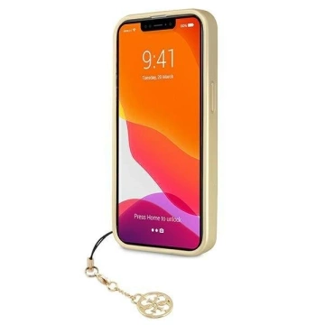 Etui Guess GUHCP13XGF4GGR pro Apple iPhone 13 Pro Max 6,7" szary/grey hardcase 4G Charms Collection
