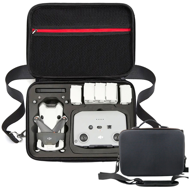 Hard Case Kufor Puzdro pre DJI Mini 4 Pro / DJI Mini 3 Pro / Mini 3 Drone Hard with Rep Hard Case Alogy Black