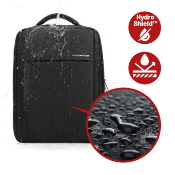 Mark Ryden 15.6" Laptop Backpack, Hand Luggage, Free, Waterproof Business and Travel, Stiffened, YKK Zipper, Oxford Fabric 40×30×10 cm – Black
