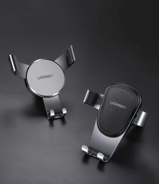 UGREEN gravitačný držiak do auta na vetranie sivý (50564)