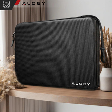 Laptop Sleeve, MacBook Air Pro 13.3" Alogy Hard Foam Bag Protective Case for 13-14" Laptops Black
