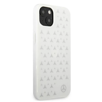 Etui Mercedes MEHCP13SESPWH для iPhone 13 mini 5,4" hardcase Silver Stars Pattern