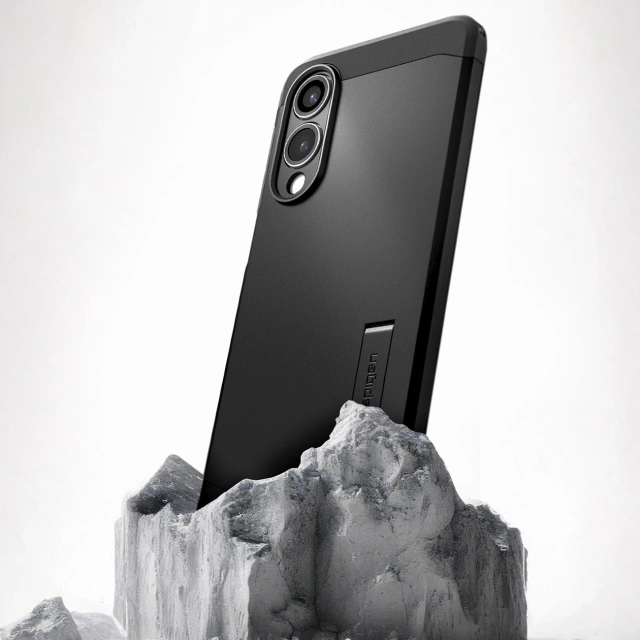 Etui do Samsung Galaxy S25 Edge Spigen Tough Armor MagSafe Czarne