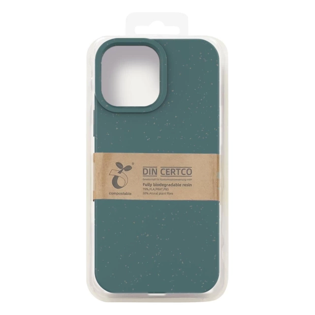 Eco Case Hülle für iPhone 12 Pro Max Silikonhülle Handyhülle Grün