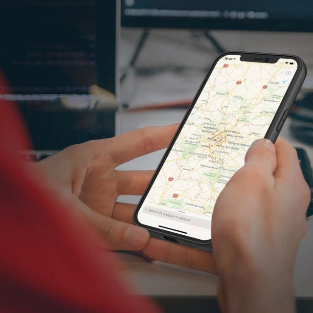 Nillkin Textured Case odolné vyztužené pouzdro s gelovým rámem a nylonem na zadní straně iPhone 12 Pro Max černý