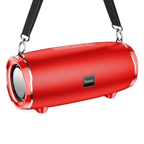 Głośnik Bluetooth Hoco HC5 2×15W Czerwony FM USB AUX TF