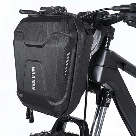 Torba na rower Wildman E8 Sakwa na ramę 3L Wodoodporna Czarna