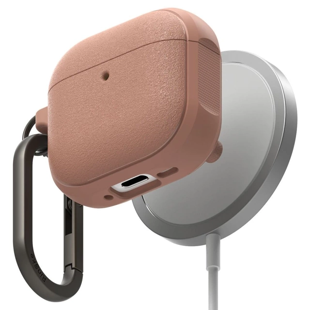 Kryt pro Apple AirPods 4 Ringke Onyx MagSafe Constant Coral Karabińczyk