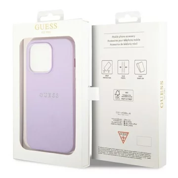 Etui Guess GUHCP14XPSASBPU für Apple iPhone 14 Pro Max 6,7" Folioletowy/lila Saffiano Strap