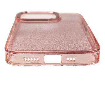 Etui Wozinsky Glitter do Samsung Galaxy S24 FE Różowy Brokat