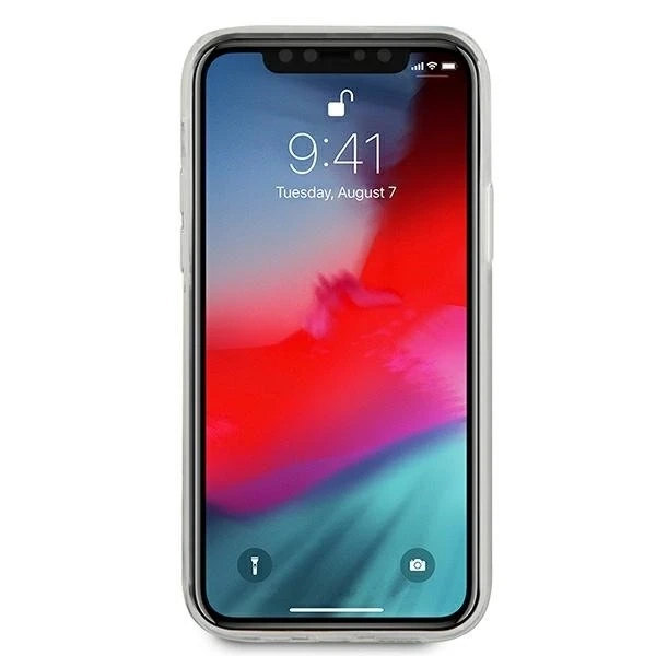 Puzdro na telefón US Polo Tricolor Collection iPhone 12/12 Pro 6,1". biela/biela