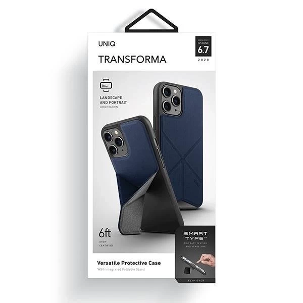 UNIQ-Hülle Transforma iPhone 12 Pro Max 6,5 "blau / elektrisch blau