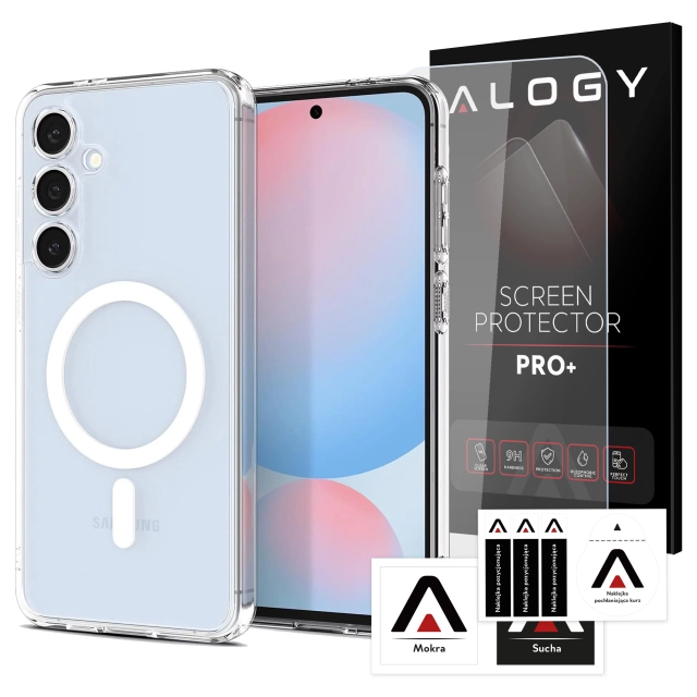 Чохол для Apple iPhone 16 Pro Max Alogy Anti-Shock Hybrid Case for MagSafe Transparent