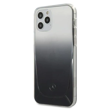 Mercedes MEHCP12LARGBK protective case for Apple iPhone 12 Pro Max 6.7" black/black hardcase Transparent Line