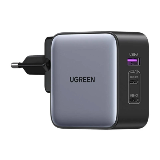 Ugreen Nexode wall charger, 2x USB-C USB, 65W