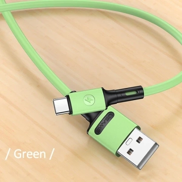 USAMS kabel U52 USB-C 2A Fast Charge 1m zelený