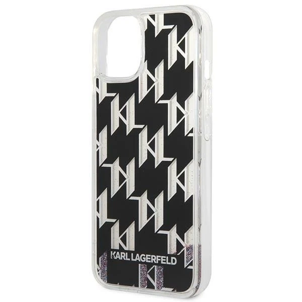 Etui Karl Lagerfeld KLHCP14MLMNMK na iPhone 14 Plus 6,7" pevné puzdro Liquid Glitter Monogram