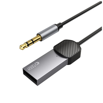 Adaptér na vysielač zvuku Prijímač zvuku UltraBoost Bluetooth Aux USB Grey