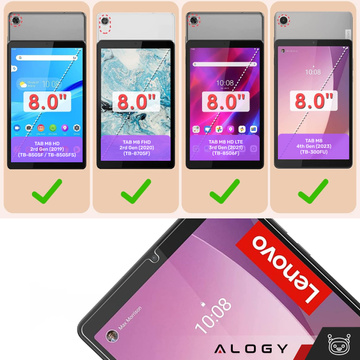 X2 Alogy 9H Tempered Glass pro Lenovo Tab M8 TB-8505F, TB-8505L, TB-8705X, TB-8705F, TB-8705L, TB-8506