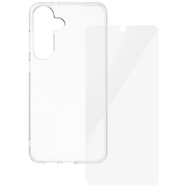 2in1 Set for Samsung Galaxy S25 CARE by PanzerGlass Glass Case