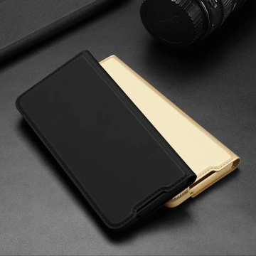 Dux Ducis Skin Pro Holster Cover Flip Cover pro Samsung Galaxy S22 (S22 Plus) zlatý