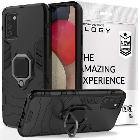 Etui Alogy Stand Ring Armor do Samsung Galaxy A02s/A03s 164mm czarne