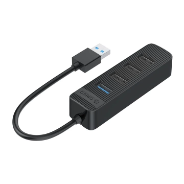 Hub USB Orico TWU32-4A 3.1 + 3x USB 2.0 + USB-C Zasilanie Czarny