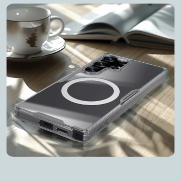Hülle für Samsung Galaxy S25 Ultra Nillkin TPU Pro MagSafe Weiß