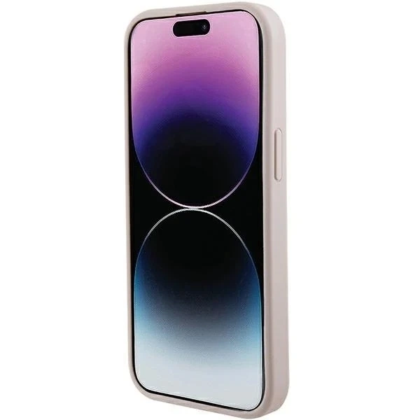 Чохол Guess GUHMP15MPSAHMCP для iPhone 15 Plus 6.7" hardcase Saffiano MagSafe рожевий/рожевий