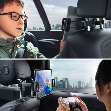 Alogy Car Headrest Holder for phone/tablet 4.7-12.9" black