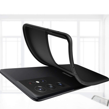 Matné pouzdro 3mk Matt Case pro Samsung Galaxy S21 Ultra 5G Black