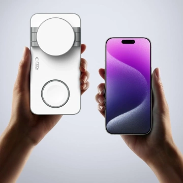 Ładowarka Indukcyjna 3w1 Tech-Protect QI15W-A47 MagSafe Biała