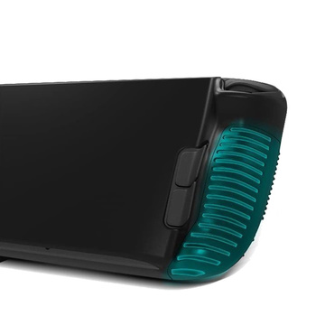 Броньований силіконовий захисний чохол PGTECH TPU Case для Steam Deck Black Glass Console