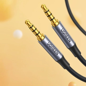 Kabel UGREEN kabel AUX mini jack 3,5 mm - mini jack 3,5 mm 3 m černý (AV183)