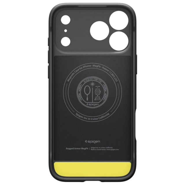 Etui Spigen Rugged Armor Mag MagSafe iPhone 17 Pro Max Czarny