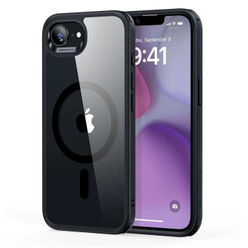 Чохол для iPhone 16e ESR Classic Hybrid HaloLock MagSafe Clear/Black