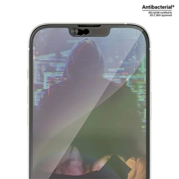 "Szkło PanzerGlass Ultra-Wide Fit pro iPhone 14 Plus / 13 Pro Max 6,7" Ochrana obrazovky CamSlider Antibakteriální Snadné zarovnání 2797"