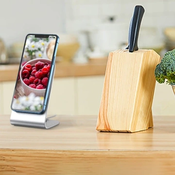 Choetech Magnetic Qi Wireless Charger 15W (MagSafe Compatible) White (T517-F) Stand Holder Silver