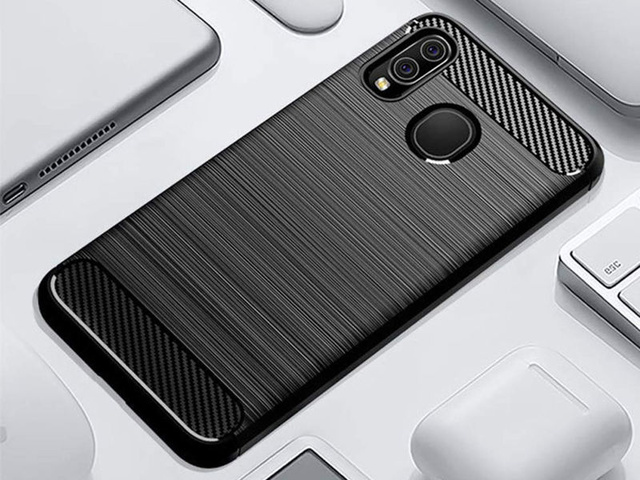 Alogy Rugged Armor Hülle für das Samsung Galaxy A30 / A20 / M10S schwarz