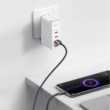 Kábel Baseus Crystal Shine Series USB kábel pre rýchle nabíjanie a prenos dát USB Typ A - USB Typ C 100W 2m čierny (CAJY000501)