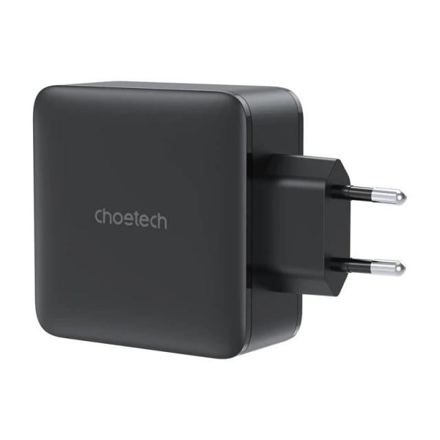 Choetech PD8005 GaN 100W 2x USB-C USB-A Schwarzes Ladegerät