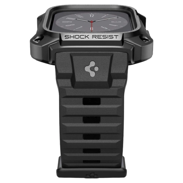 Pasek Spigen Tough Armor "Pro" для Apple Watch 7/8 (45mm) Metal Black