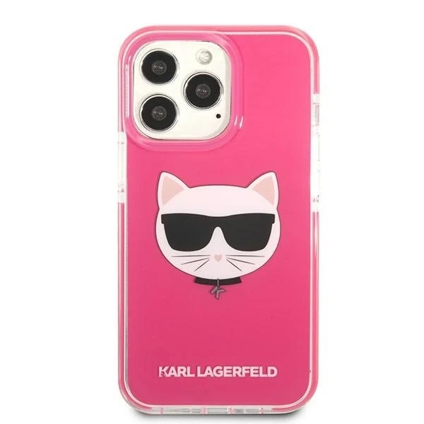 Etui Karl Lagerfeld KLHCP13XTPECPI pre iPhone 13 Pro Max 6,7" pevné puzdro Choupette Head