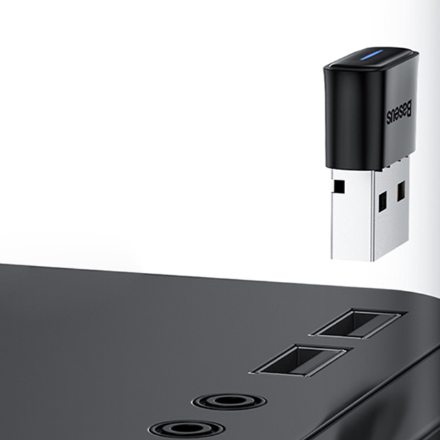 Baseus 7-v-1 USB 5.0 prijímač Bluetooth 20m pre PC čierny