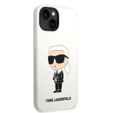 Etui Karl Lagerfeld KLHCP14MSNIKBCH do Apple iPhone 14 Plus 6,7" hardcase Silicone Ikonik