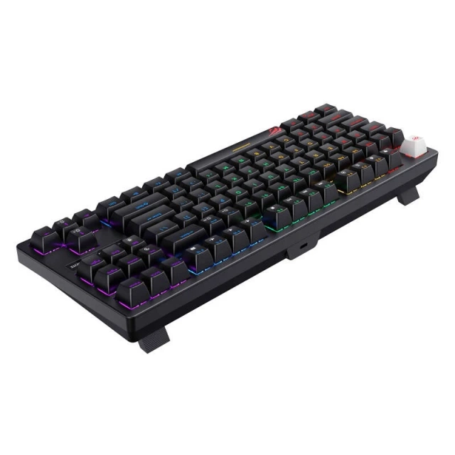 Дротова ігрова клавіатура Havit KB892L RGB, 87 клавіш, чорна