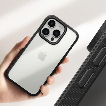 Etui Ringke Fusion Bold do iPhone 15 Pro Max matná čierna