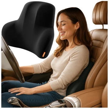 DR.MEDIC ErgoDrive™ Ergonomisches Lendenkissen für Autos, Fahrer, Beifahrer, Bürostühle, Gaming-Stühle und Sitze
