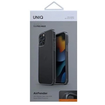 UNIQ puzdro Air Fender iPhone 13 Pro Max 6,7 "sivé / dymovo šedé